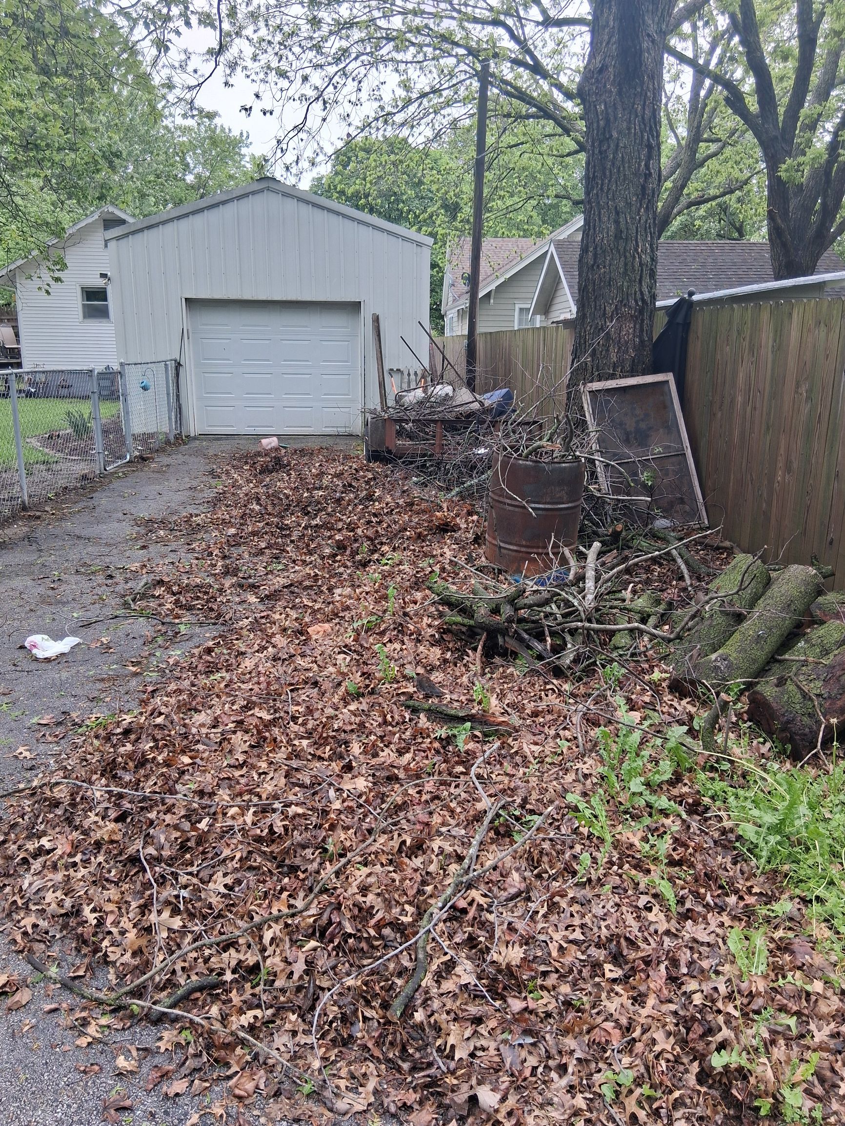 Before and after - before