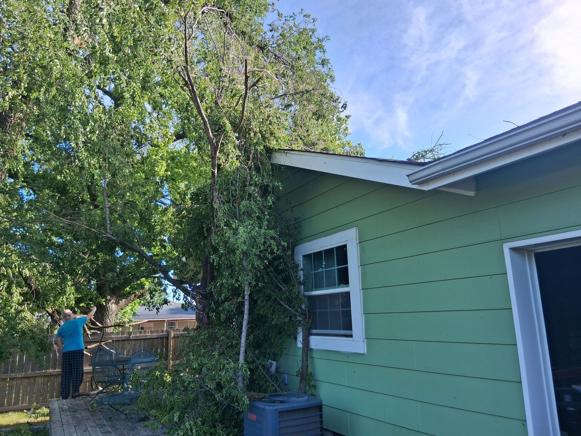 Before and after - before